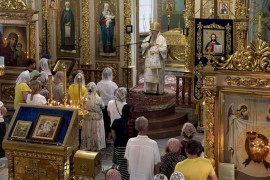 Неделя 2-я по Пятидесятнице, Всех святых, в земле Русской просиявших. Архиерейское служение в главном храме Чимкентской епархии