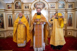 Престольный праздник в храме святого праведного Иоанна Кронштадтского города Лисаковск