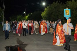 Ночная литургия в день памяти святых Царственных Страстотерпцев в Пресногорьковке