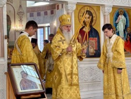 В Неделю 8-ю по Пятидесятнице Его Высокопреосвященство, Высокопреосвященнейший архиепископ Варсонофий совершил Божественную Литургию в кафедральном соборе Воскресения Христова города Кокшетау