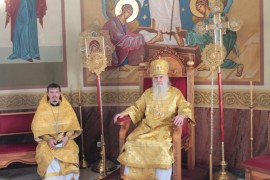 Его Высокопреосвященство, Высокопреосвященнейший архиепископ Варсонофий совершил Божественную литургию в день памяти равноапостольного великого князя Владимира и памятной даты — Дня Крещения Руси в кафедральном соборе Воскресения Христова города Кокшетау