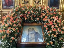Престольный праздник в Свято-Серафимовском храме села Б. Момышулы. Архиерейское служение