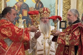 Архиерейское служение в Неделю 10-ю по Пятидесятнице. Память великомученика и целителя Пантелеимона