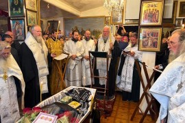 Состоялось отпевание духовника Карагандинской епархии схиархимандрита Пахомия (Горошко) – ученика преподобного старца Севастиана