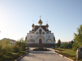 Богослужение в храме Святителя Николая города Сатпаева