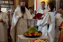Празднование Преображения Господа Бога и Спасителя нашего Иисуса Христа в кафедральном соборе Костаная