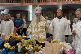 Преображение Господа Бога и Спаса нашего Иисуса Христа Архиерейское служение в Свято-Никольском кафедральном соборе г. Шымкента
