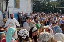 Праздник Преображения Господня в Спасо-Преображенском храме Уральска