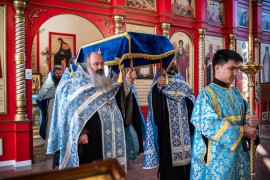 Празднование Успения Божией Матери в Костанайской епархии