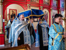 Празднование Успения Божией Матери в Костанайской епархии