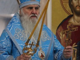 В Неделю 13-ю по Пятидесятнице Его Высокопреосвященство, Высокопреосвященнейший архиепископ Варсонофий совершил Божественную Литургию в кафедральном соборе Воскресения Христова города Кокшетау