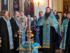 Праздник Рождества Пресвятой Владычицы нашей Богородицы в главном храме Епархии