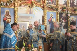 Престольный праздник Богородице-Рождественского храма города Усть-Каменогорска