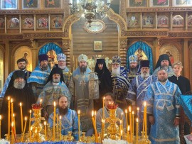 Праздник Покрова Пресвятой Богородицы в Покровском женском монастыре Уральска