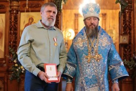 Архиепископ Амфилохий возглавил праздничное богослужение в день престольного торжества Покровского собора города Усть‑Каменогорска