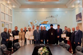 Секретарь Костанайской епархии принял участие в мероприятии, посвященном Дню Духовного согласия