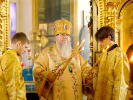 Архиерейская Литургия в праздник Иверской Иконы Божией Матери