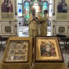 За воскресной Литургией в Благовещенском кафедральном соборе молитвенно почтили память Московских святителей