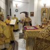 В Неделю о блудном сыне Преосвященный Варнава совершил Божественную литургию в Благовещенском кафедральном соборе Павлодара