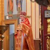 В праздник обретения главы Иоанна Крестителя епископ Каскеленский Геннадий совершил Литургию в Вознесенском соборе Алматы