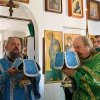 Служение епископа Каскеленского Геннадия в день престольного праздника Спасо-Силуановой мужской пустыни