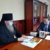 Состоялась встреча Преосвященного епископа Владимира с Акимом Области Аксакаловым К. И.