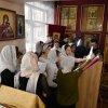 В день памяти Трех святителей епископ Геннадий совершил Литургию на греческом языке в Алма-Атинской духовной семинарии