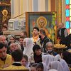 Епископ Каскеленский Геннадий возглавил служение Литургии в Вознесенском кафедральном соборе Алма-Аты