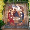 Божественная литургия и Великая вечерня в праздник Святой Троицы, Пятидесятницы в главном храме Епархии