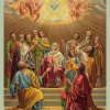 В день Святого Духа Высокопреосвященный архиепископ Серапион совершил Литургию в кафедральном соборе Воскресения Христова г. Кокшетау