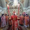 Архиепископ Амфилохий совершил Божественную Литургию в Воскресенском кафедральном соборе города Семипалатинска
