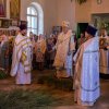 Архиепископ Севастиан совершил Божественную литургию в Троицкой церкви посёлка Ботакара
