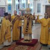 В третью подготовительную неделю к Великому посту епископ Игнатий совершил Литургию в главном храме Актобе