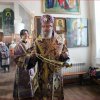 В предпразднство Благовещения Пресвятой Богородицы и Неделю преподобной Марии Египетской Епископ Вениамин совершил Литургию в храме Архистратига Михаила г. Кокшетау