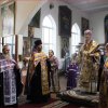 В предпразднство Благовещения Пресвятой Богородицы и Неделю преподобной Марии Египетской Епископ Вениамин совершил Литургию в храме Архистратига Михаила г. Кокшетау