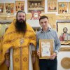 Чин малого освящения и Божественная литургия в Серафимовском храме поселка Карабалык