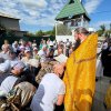 Чин малого освящения и Божественная литургия в Серафимовском храме поселка Карабалык