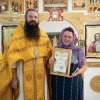 Чин малого освящения и Божественная литургия в Серафимовском храме поселка Карабалык