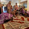 Чин выноса Креста в Константино-Еленинской церкви Костаная
