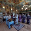 В праздник Изнесения честных Древ Животворящего Креста Господня в городе Есик состоялась Литургия архиерейским чином