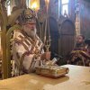 В праздник Изнесения честных Древ Животворящего Креста Господня в городе Есик состоялась Литургия архиерейским чином