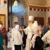 В канун праздника Преображения Господня Высокопреосвященнейший архиепископ Варсонофий совершил всенощное бдение в кафедральном соборе Воскресения Христова г. Кокшетау