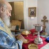 В праздник Успения Пресвятой Богородицы Управляющий епархии совершил Литургию в Троицком храме села Железинка