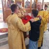 Епископ Игнатий совершил воскресную Литургию в Свято-Георгиевском храме города Байконур