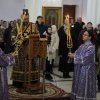 В субботу первой седмицы Великого поста за Божественной литургией верующие причастились Святых Христовых Тайн