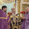 Неделя третья Великого поста, Крестопоклонная. Архиерейское служение в главном храме Чимкентской епархии