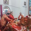 В Светлое Христово Воскресение епископ Игнатий совершил праздничное богослужение в Никольском соборе Актобе