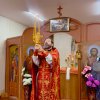 Божественная литургия в храме поселка Красный Кордон