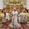В Неделю 7-ю после Пасхи Христовой архиепископ Амфилохий совершил Божественную Литургию в Андреевском кафедральном соборе