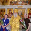 В Неделю Всех святых Его Высокопреосвященство, Высокопреосвященнейший архиепископ Варсонофий совершил Литургию в кафедральном соборе Воскресения Христова г. Кокшетау